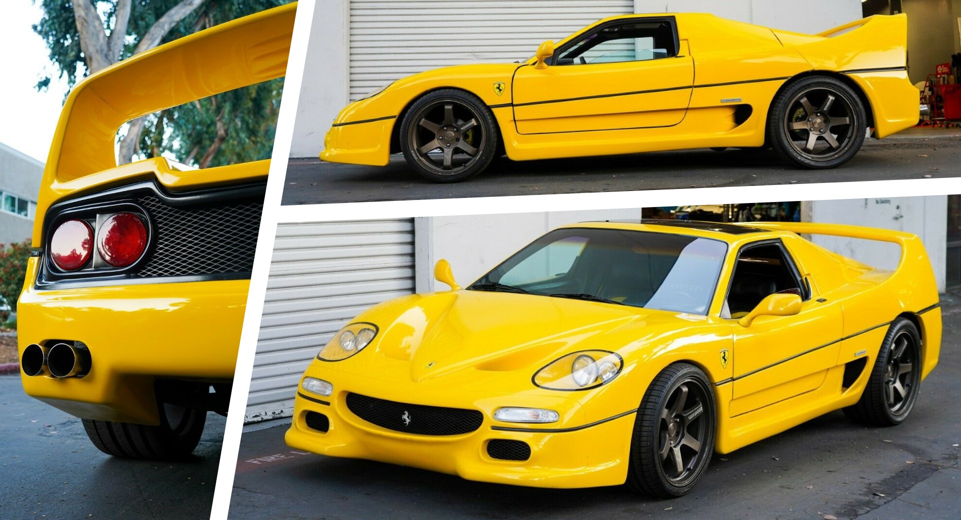 Fiero-Based Ferrari F50 Replica Looks Like A Life-Size Plastic Toy